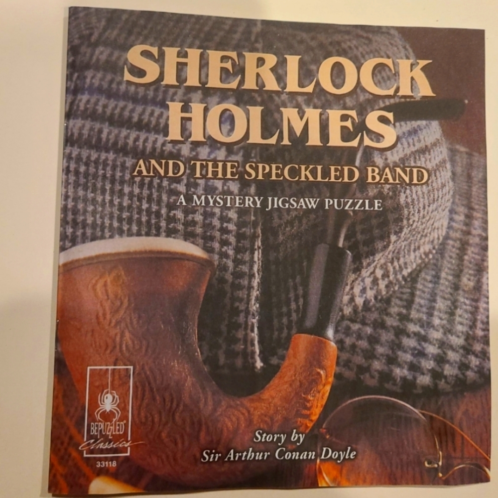 Bepuzzled Classic Mystery Jigsaw Puzzle - Sherlock Holmes, 1000 Pieces